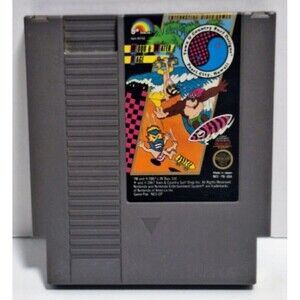 1988 NINTENDO NES LJN TOYS INC. T&C SURF DESIGNS WOOD & WATER RAGE TESTED WORKS